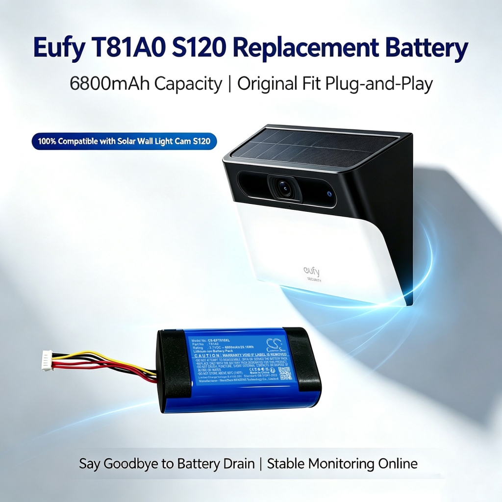 Batteria compatibile con Eufy CS-EFT810XL