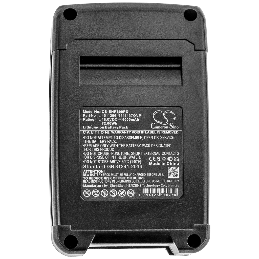 Sostituzione della batteria compatibile per Einhell 4511396,4511437NEU,4511437OVP