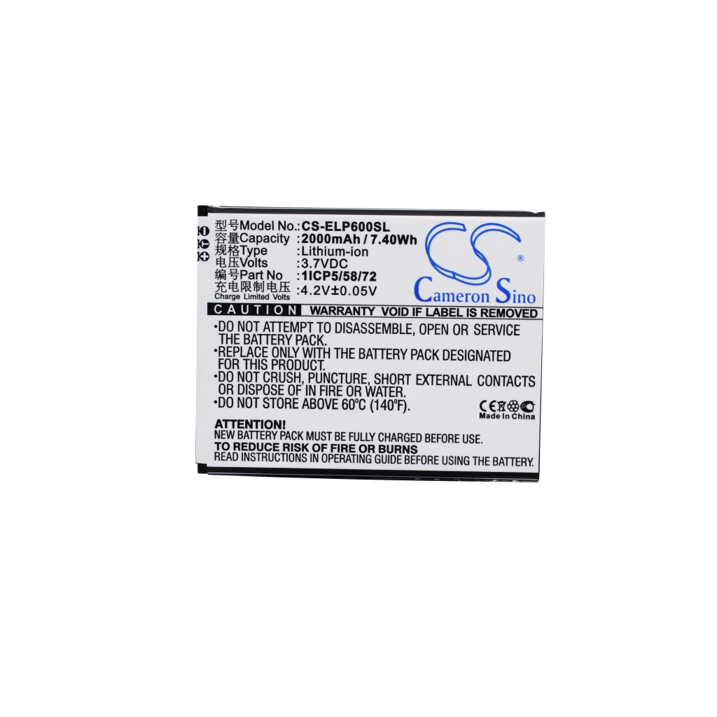 Batteria compatibile con Elephone CS-ELP600SL