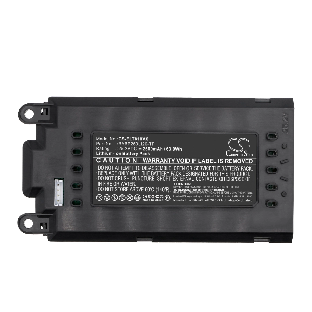Batteria per Casa Intelligente Electrolux 90027767300 (CS-ELT810VX)