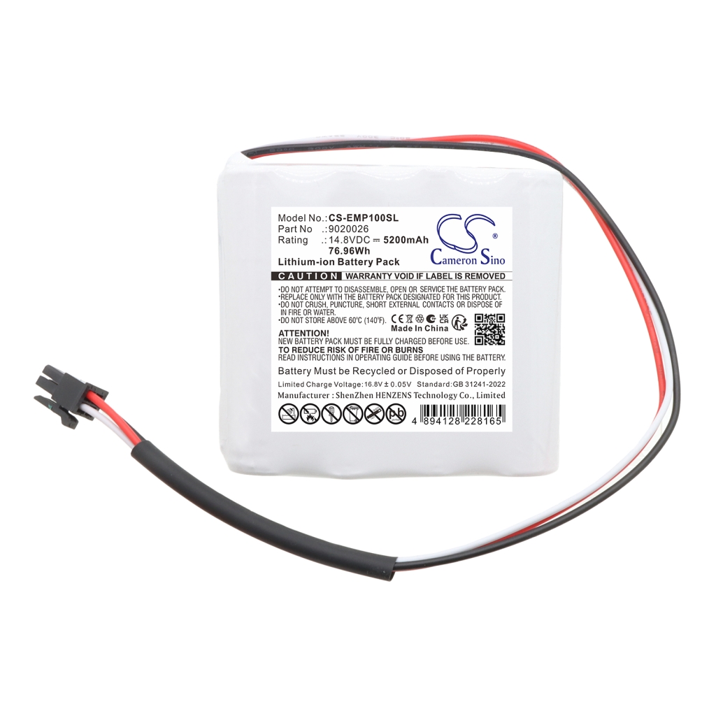 Etichetta frontale CS-EMP100SL 14,8V 5200mAh 76,96Wh Cameron Sino