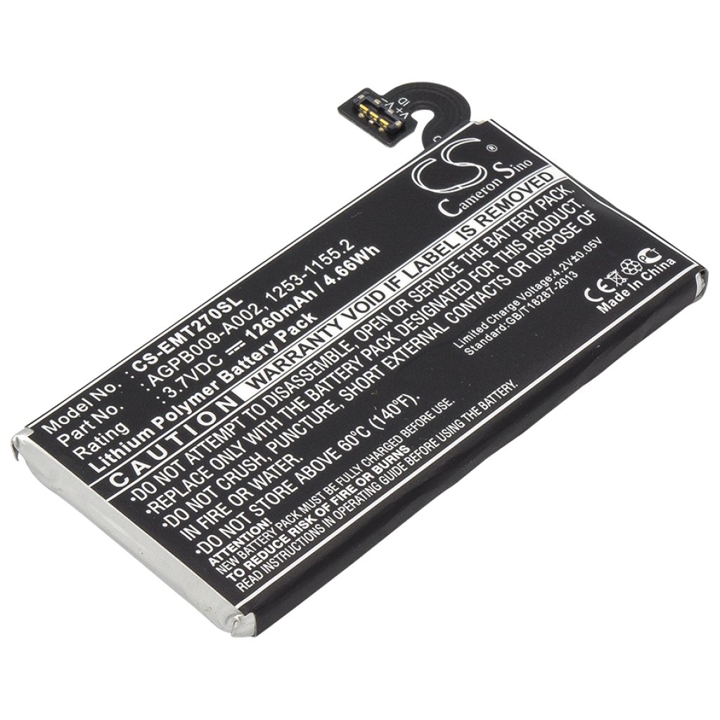 Batterie Sostituisce AGPB009-A002