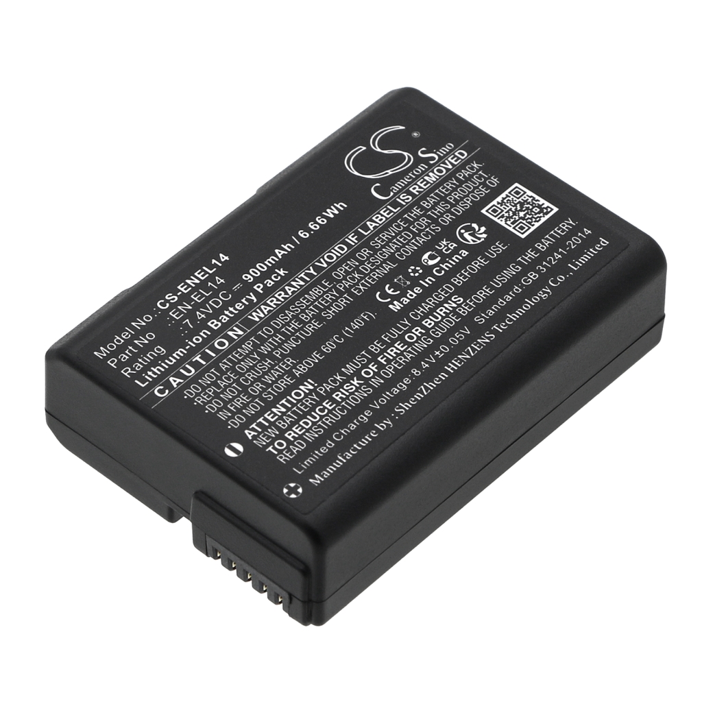 Sostituzione della batteria compatibile per NIKON EN-EL14