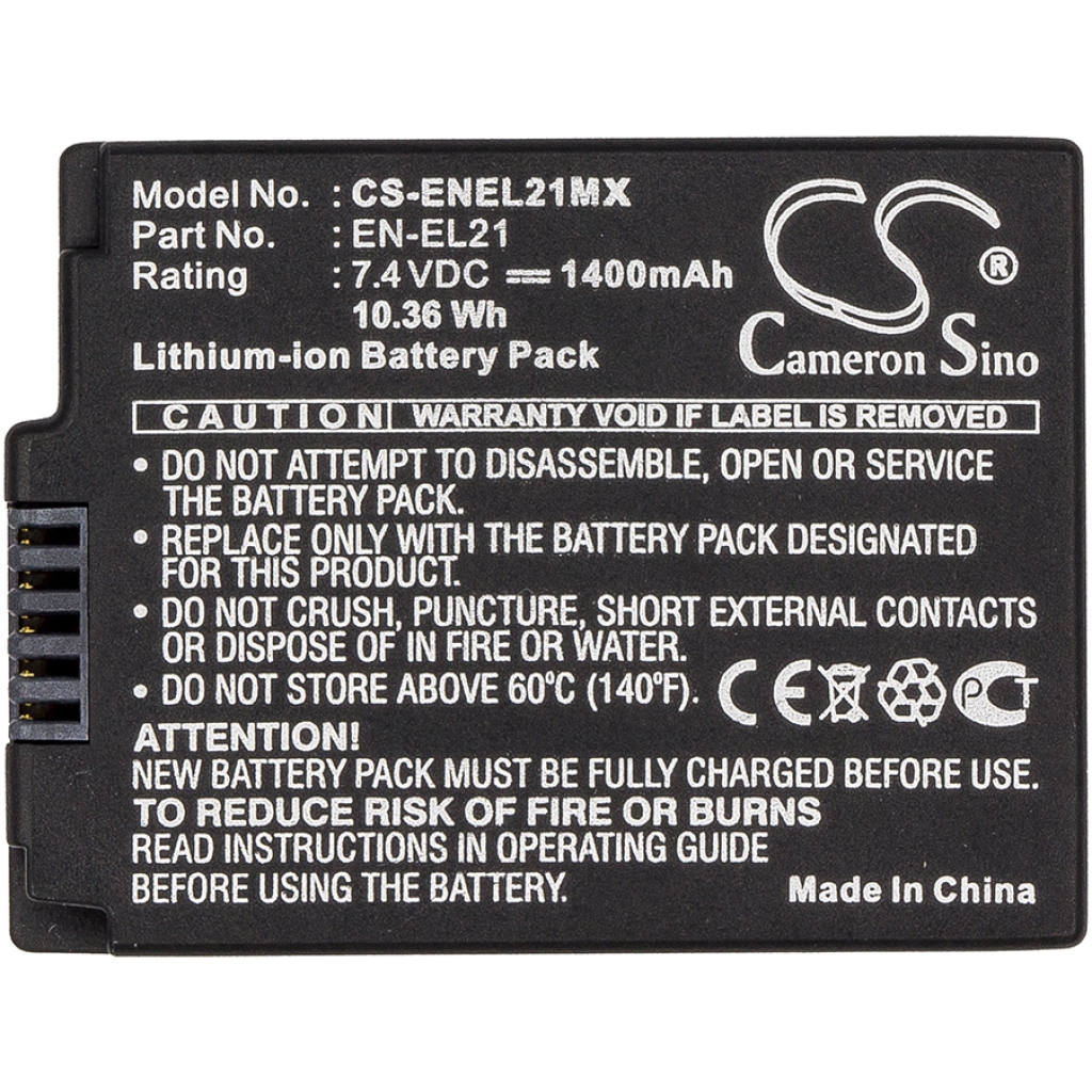 Sostituzione della batteria compatibile per NIKON EN-EL21