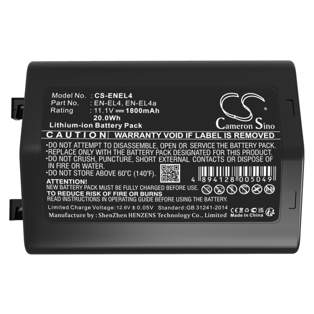Batterie Sostituisce EN-EL4