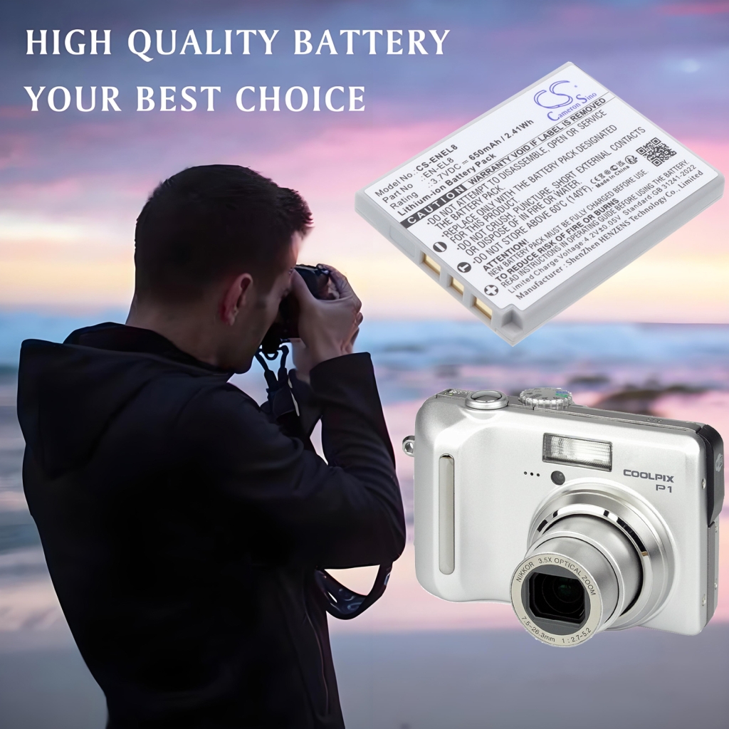 Batteria della fotocamera Nikon CS-ENEL8