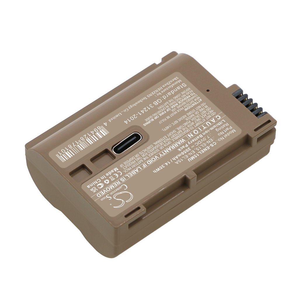 Sostituzione della batteria compatibile per NIKON EN-EL15,EN-EL15A,EN-EL15B,EN-EL15C