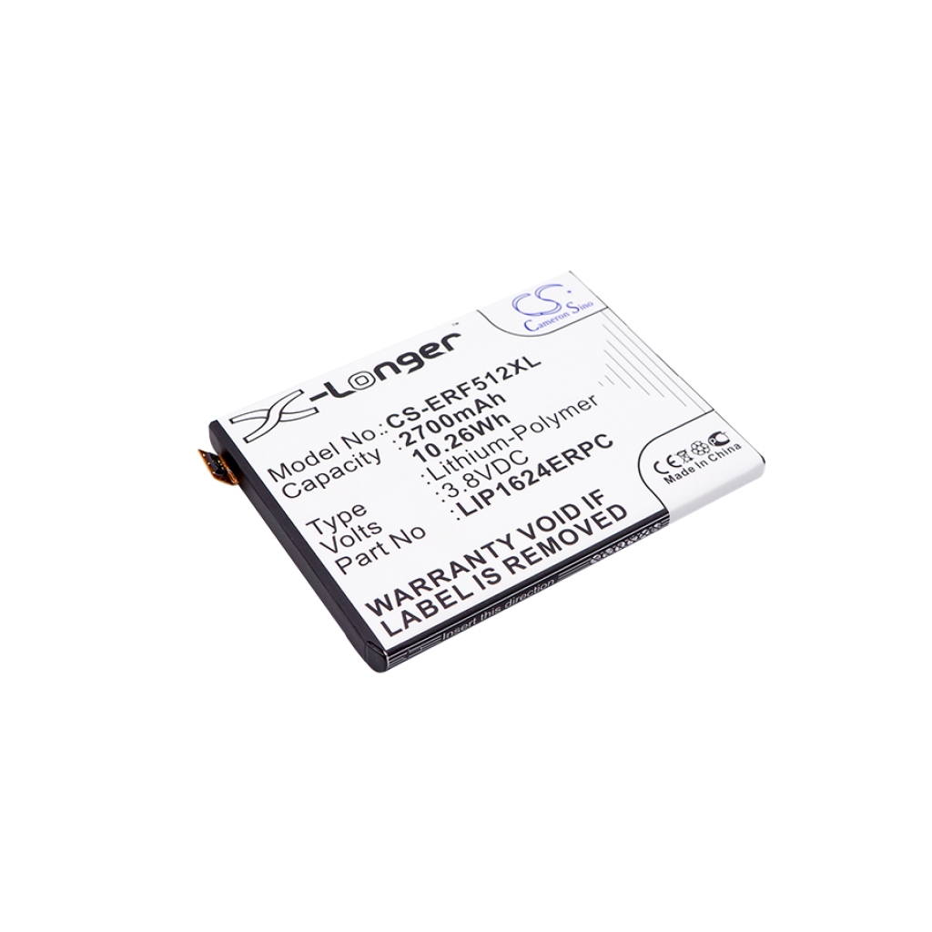 Batterie Batteria del telefono cellulare CS-ERF512XL