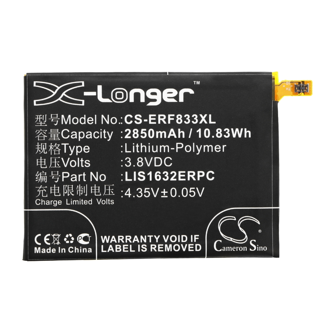 Sostituzione della batteria compatibile per Sony Ericsson 1305-6549,LIS1632ERPC