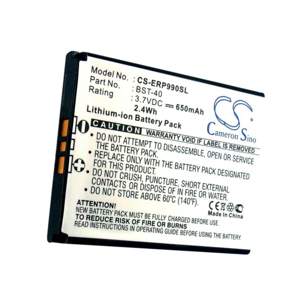 Batteria compatibile con Sony Ericsson CS-ERP990SL
