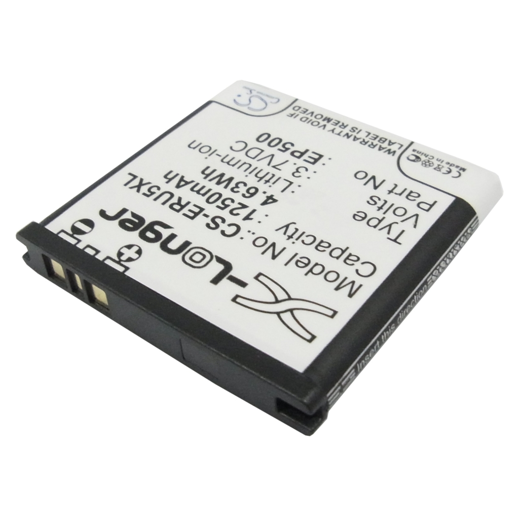 Cameron Sino CS-ERU5XL vista etichetta: X-Longer 3,7V 1250mAh 4,63Wh Li-ion