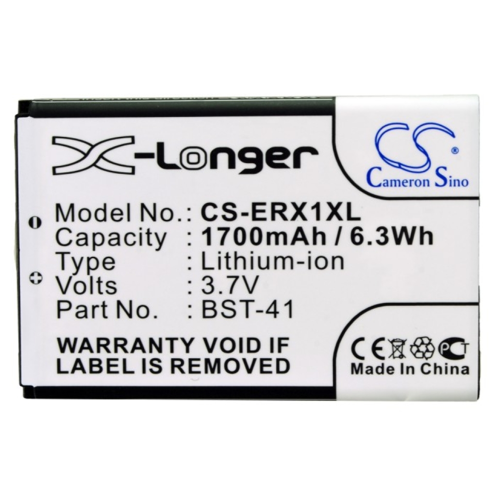 Batteria compatibile con Sony Ericsson Sony CS-ERX1XL