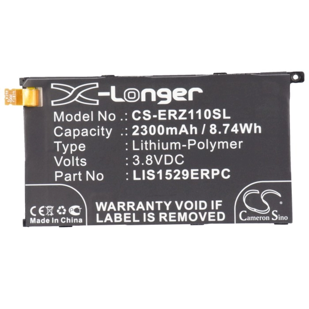 Batterie Batteria del telefono cellulare CS-ERZ110SL