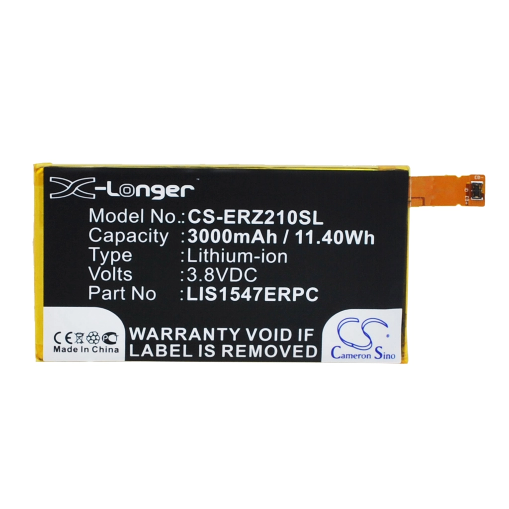 Batterie Batteria del telefono cellulare CS-ERZ210SL