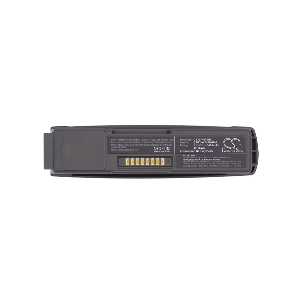 Codice a barre, batteria dello scanner Zebra CS-ET4070BL