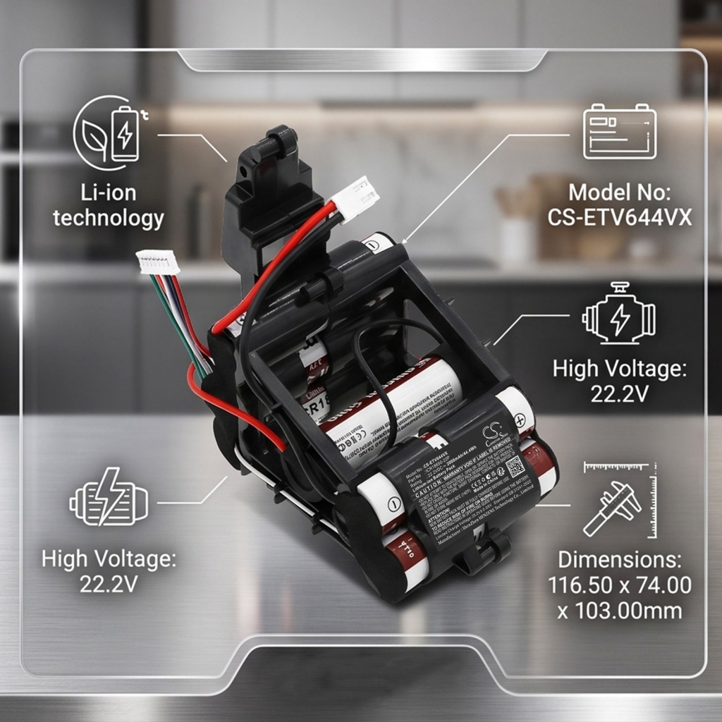 Batteria compatibile con Eta CS-ETV644VX