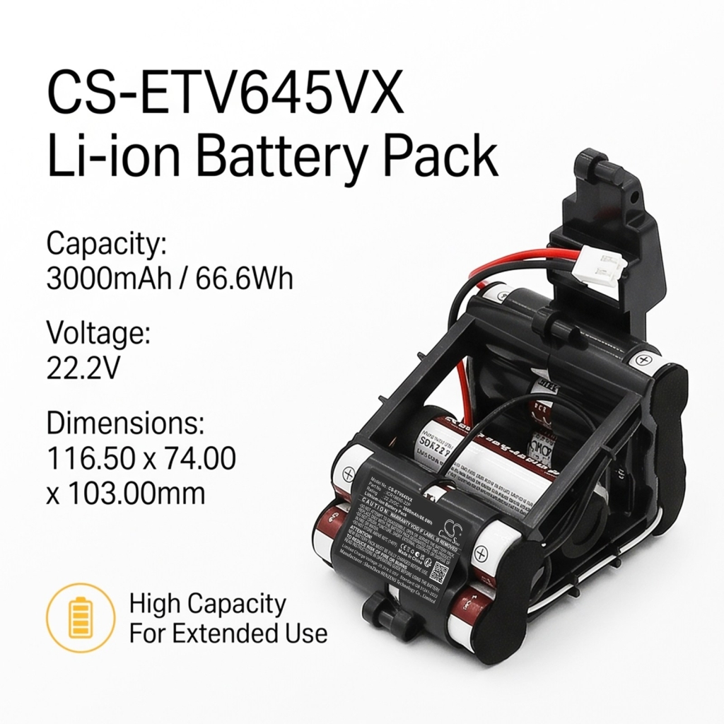 Batteria compatibile con Eta CS-ETV645VX