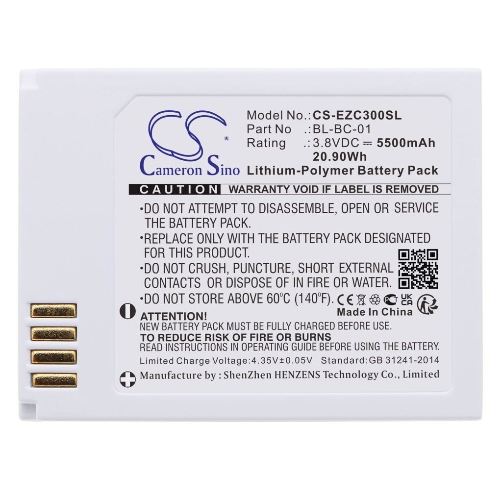 Sostituzione della batteria compatibile per Ezviz BL-BC-01