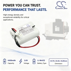 Sostituzione della batteria compatibile per Mazak CR17450E-R