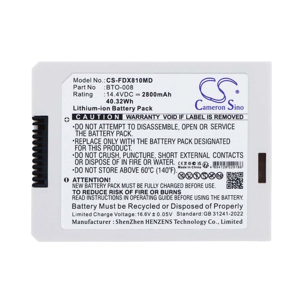 Batteria compatibile con Fukuda denshi CS-FDX810MD