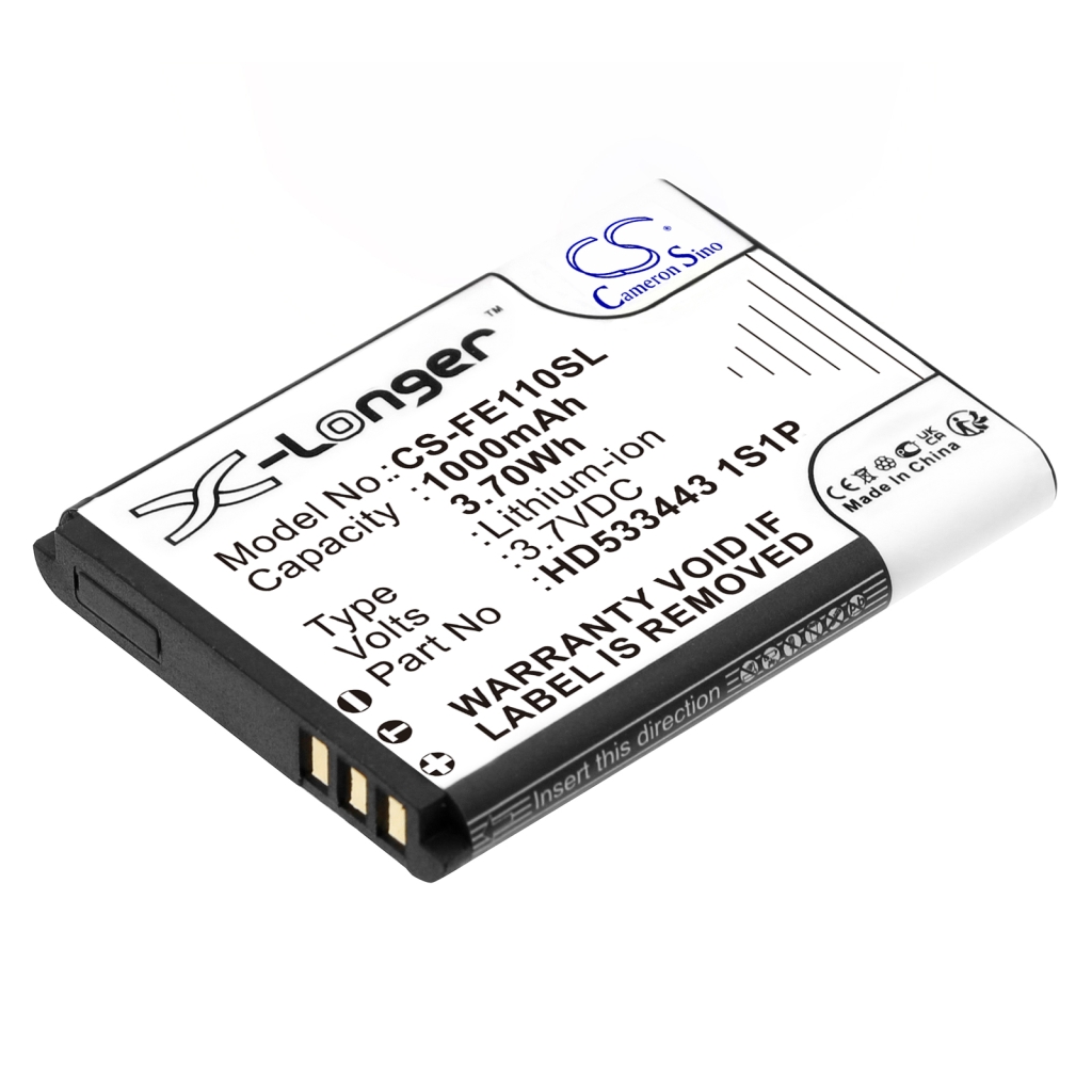 Sostituzione della batteria compatibile per Technaxx HD533443 1S1P