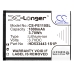 Sostituzione della batteria compatibile per Technaxx HD533443 1S1P