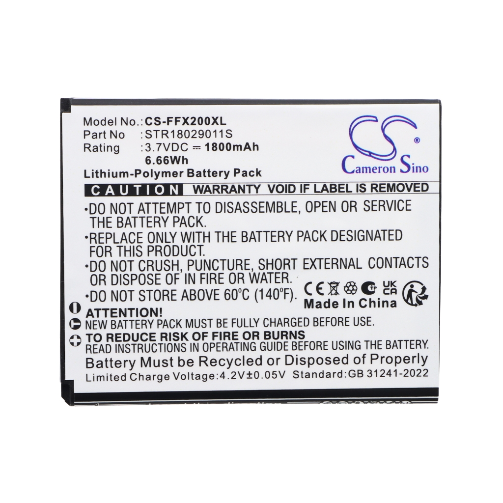 Batteria compatibile con Famoco CS-FFX200XL