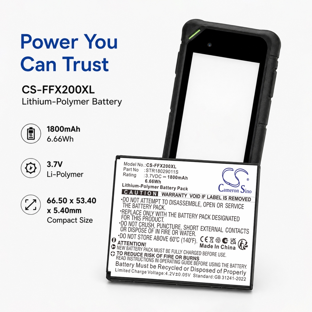 Batteria compatibile con Famoco CS-FFX200XL
