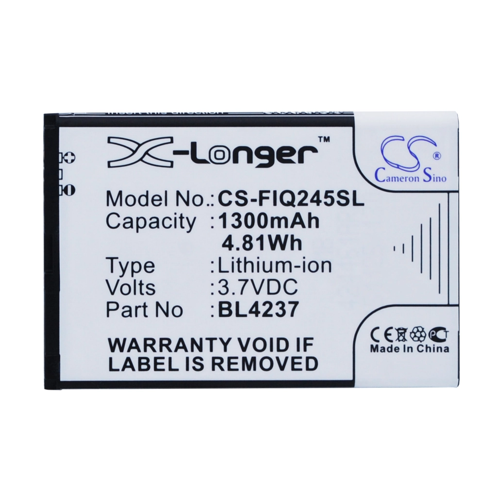 Batterie Batteria del telefono cellulare CS-FIQ245SL