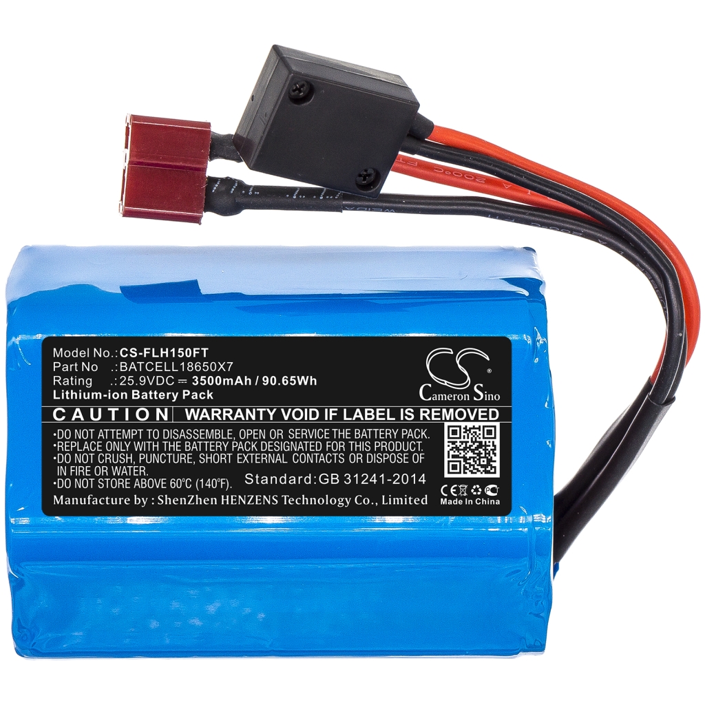 Sostituzione della batteria compatibile per Bigblue BATCELL18650X7