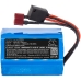 Sostituzione della batteria compatibile per Bigblue BATCELL18650X7