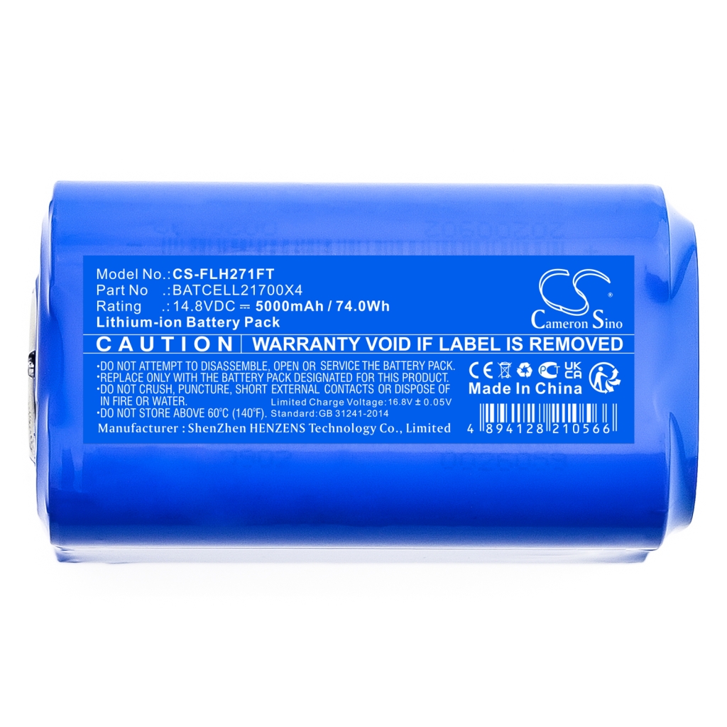 Sostituzione della batteria compatibile per Bigblue BATCELL21700X4