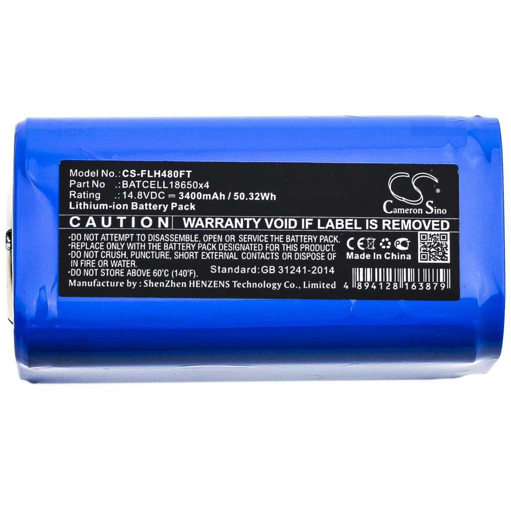Sostituzione della batteria compatibile per Bigblue BATCELL18650X4