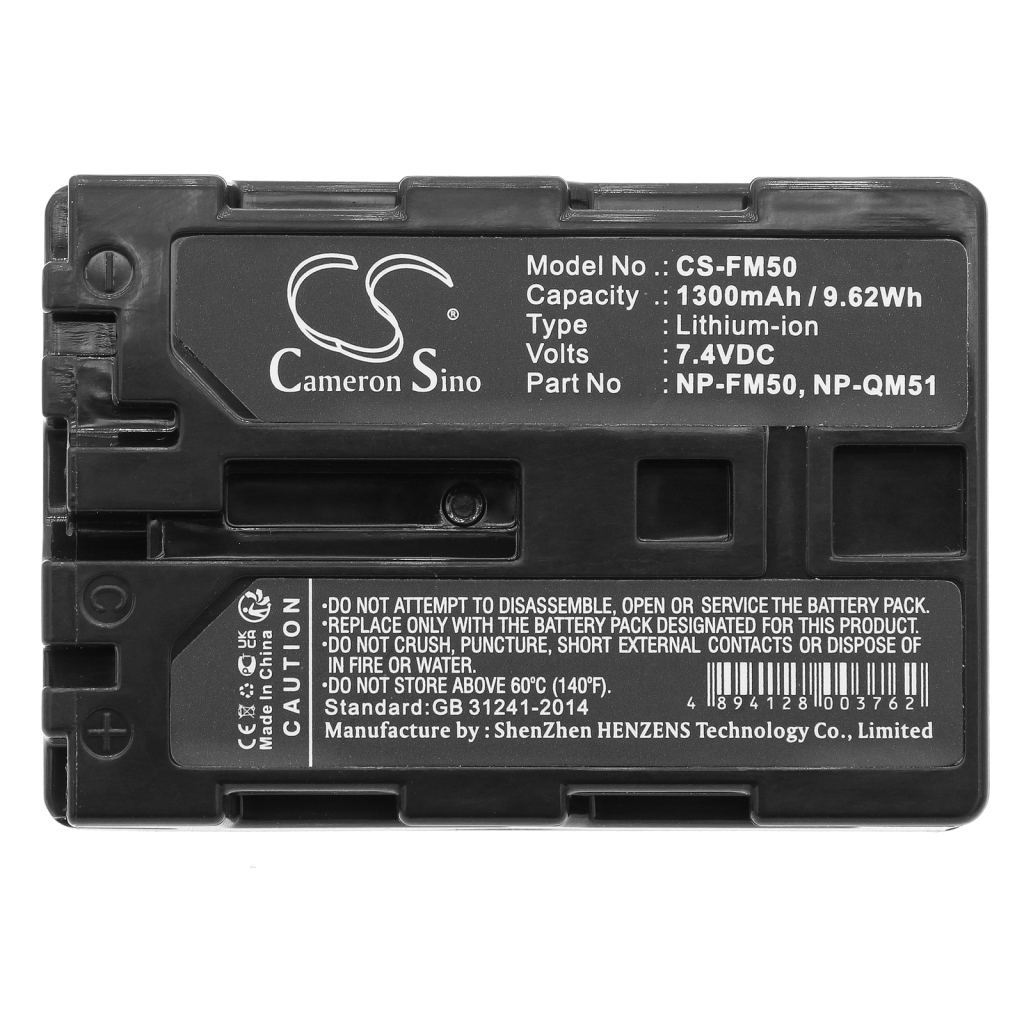 Batterie Sostituisce NP-QM51