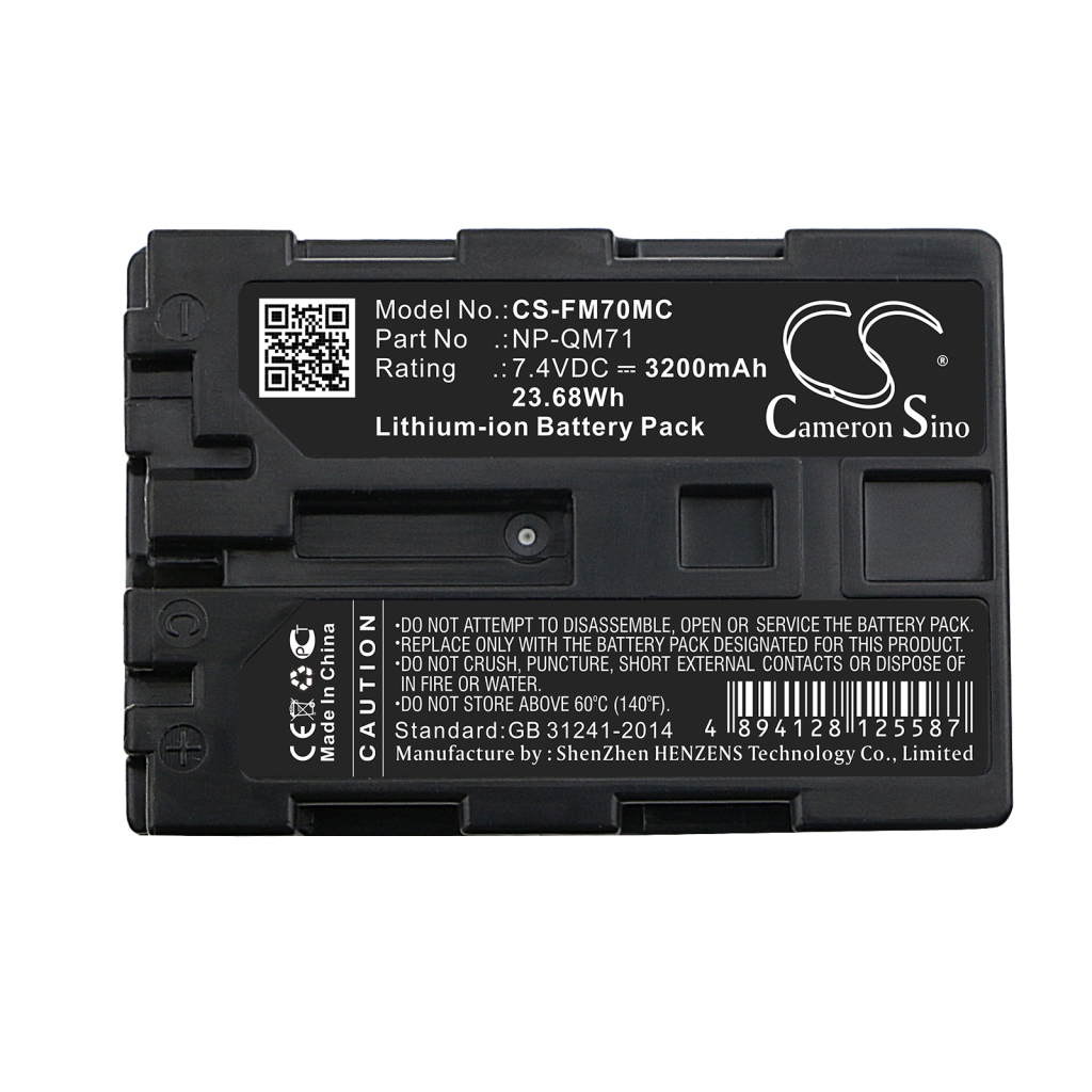 Battery Replaces NP-QM70