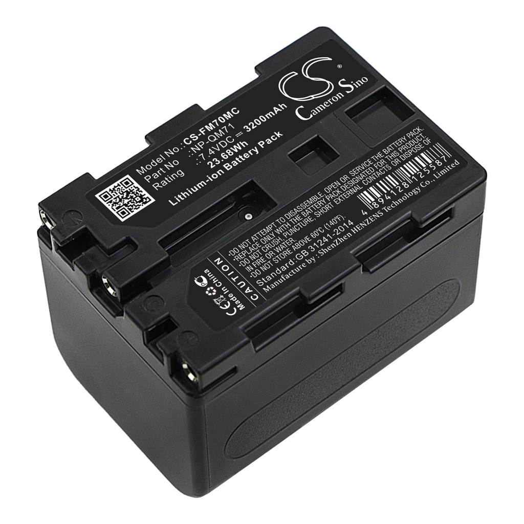 Batterie Sostituisce NP-QM71