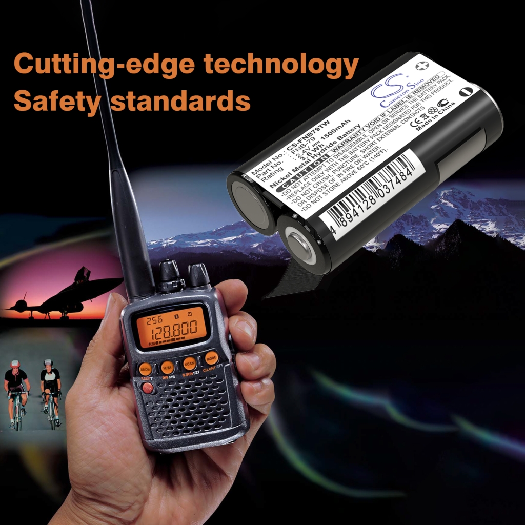 Batteria radio bidirezionale YAESU CS-FNB79TW