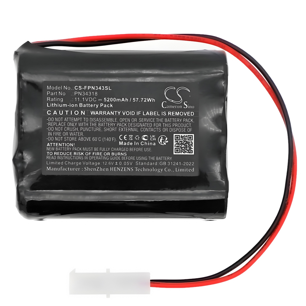 Batterie Batterie per attrezzature sportive CS-FPN343SL