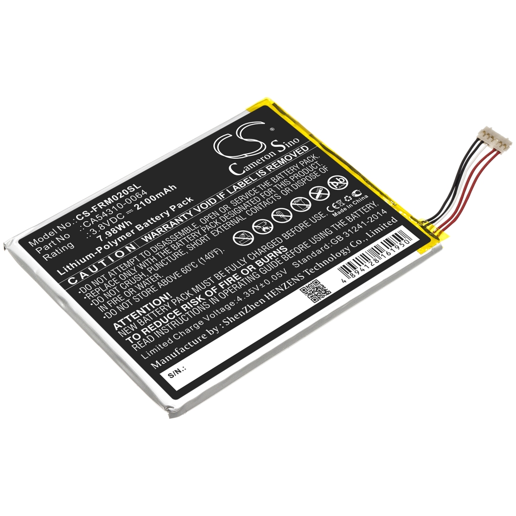 Batterie Sostituisce CA54310-0064