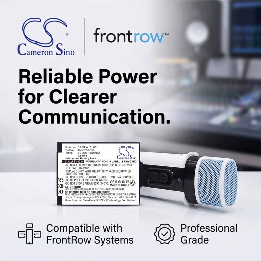 Batteria per Frontrow FR Wearable Lifestyle