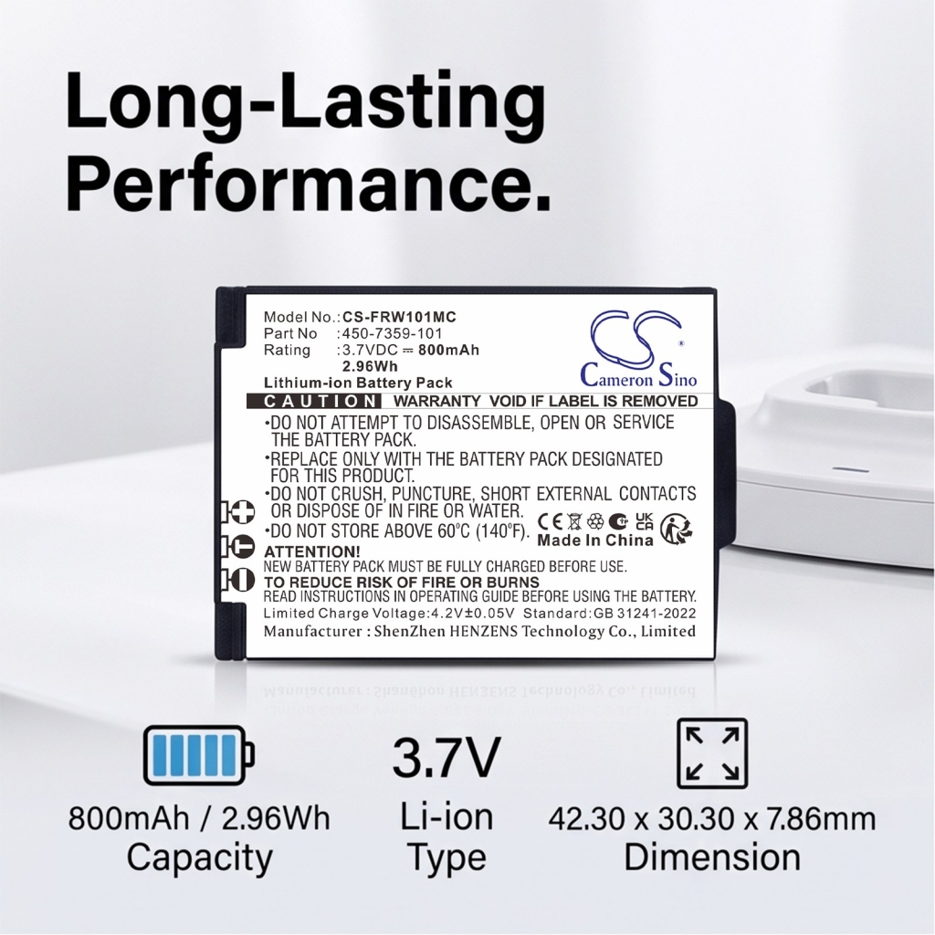 Batteria per Frontrow FR Wearable Lifestyle