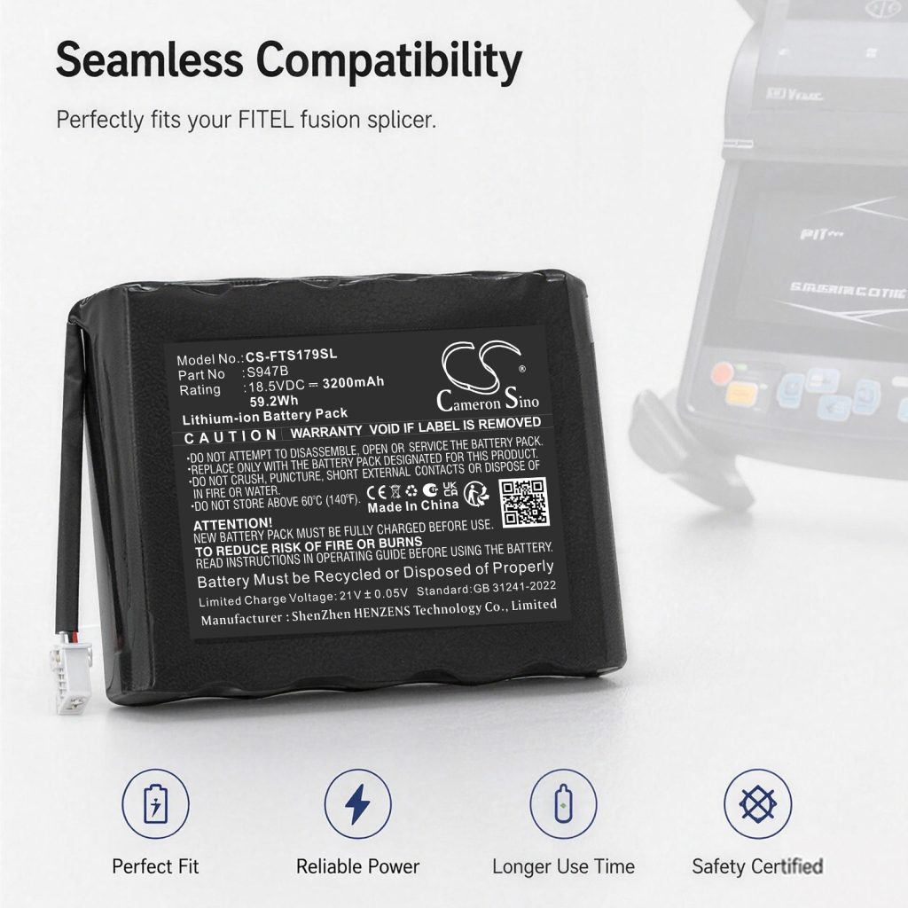 Batteria Sostituisce Fitel S947B