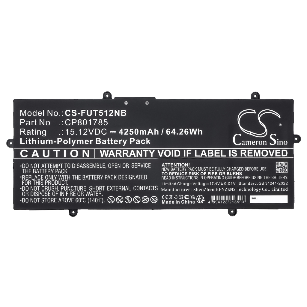 Batteria notebook Fujitsu LifeBook U7512 (CS-FUT512NB)