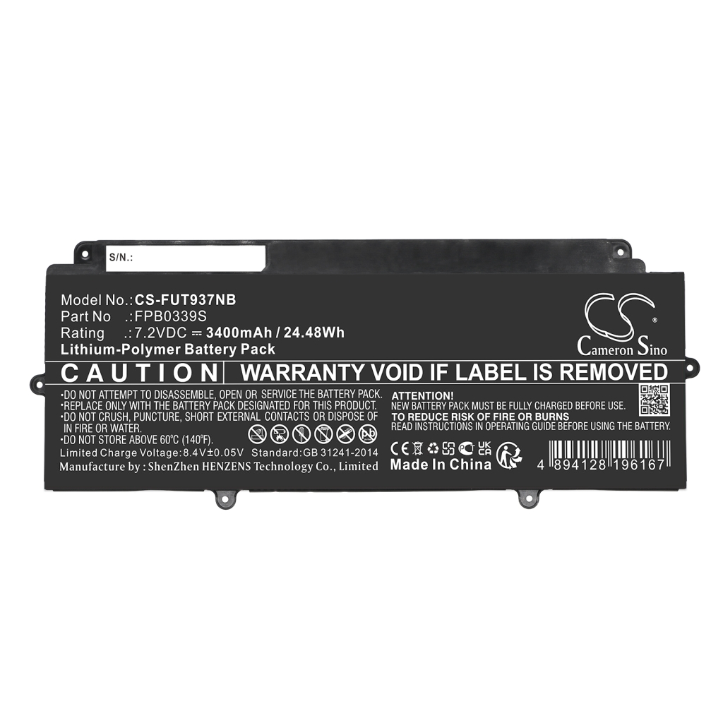 Batterie Sostituisce FPB0339S