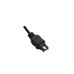 CS-FV100T angled front, E/F charge indicator, PUSH button, guide ribs, Sony connector front view