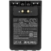 Batteria radio bidirezionale YAESU VX-8R (CS-FVX800TW)