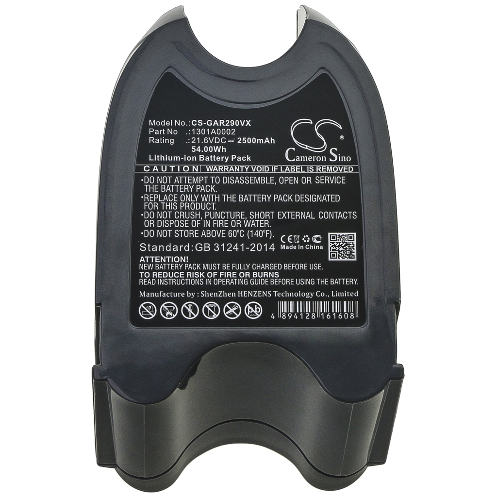 Sostituzione della batteria compatibile per Gtech 1301A0002