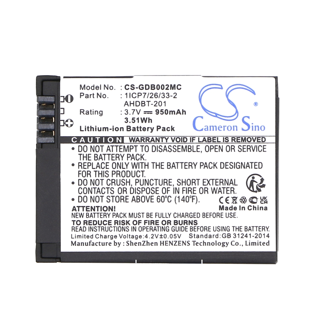 Camera Battery Mevo CS-GDB002MC