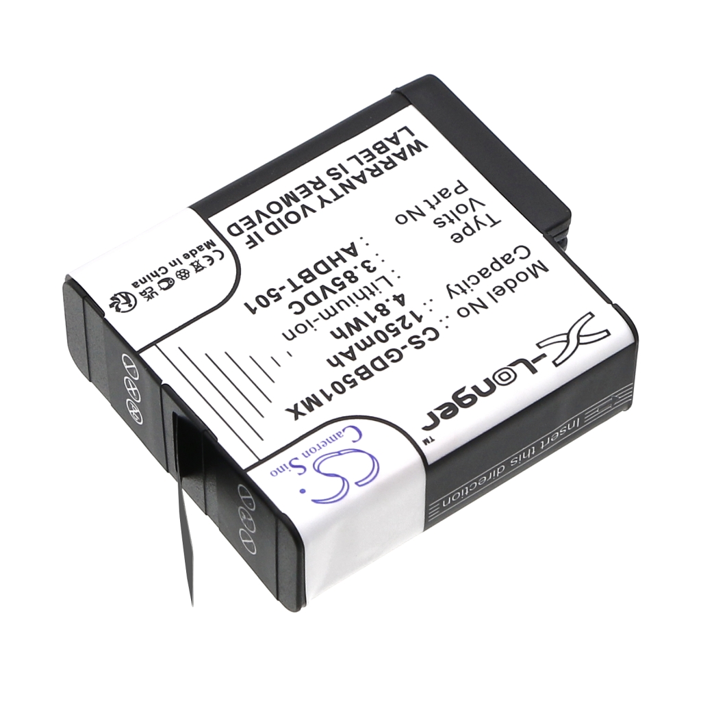 Batteria della fotocamera GoPro CS-GDB501MX