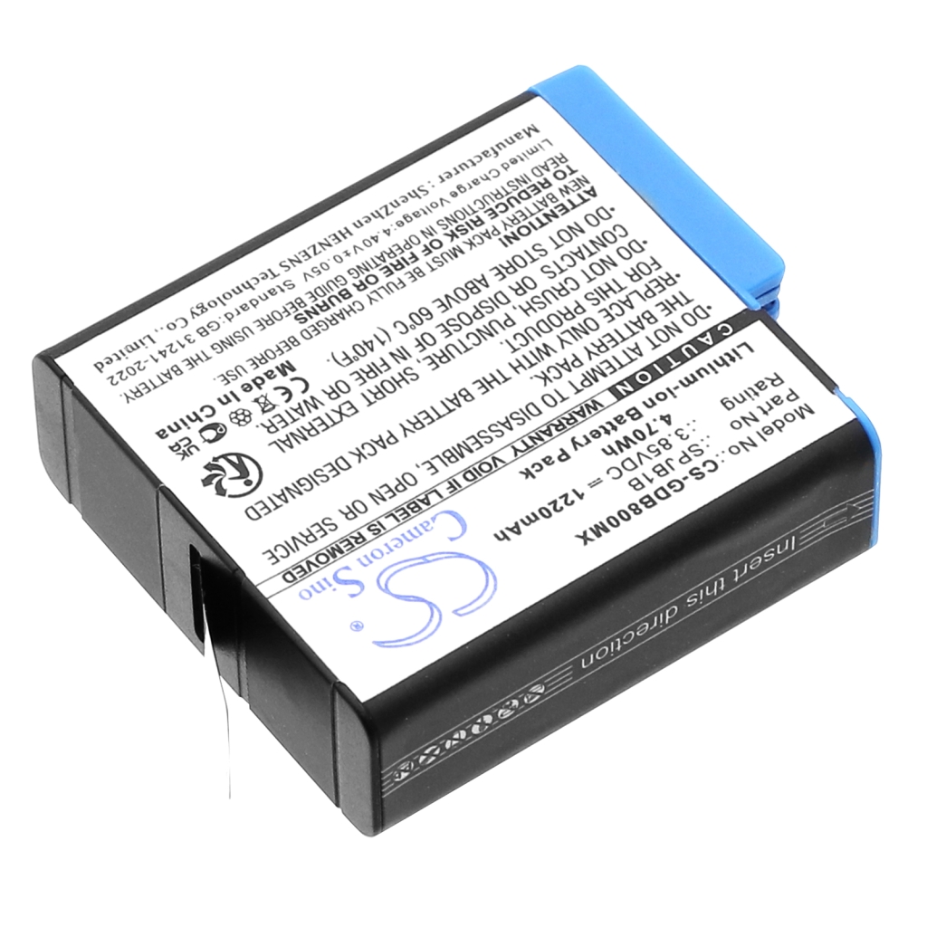 Batteria della fotocamera GoPro CS-GDB800MX